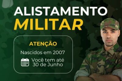 Imagem da notícia Prazo para alistamento militar termina no fim de junho em Costa Rica